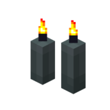 Две серые свечи (горящие).png